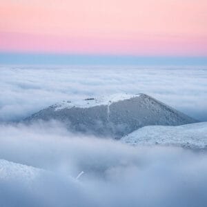 Puy de Côme glacé