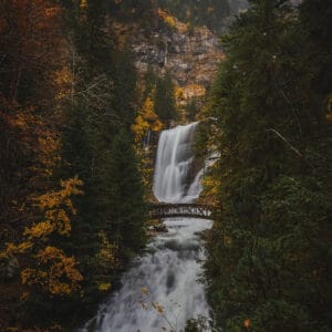 Cirque de Saint-Même à l'automne